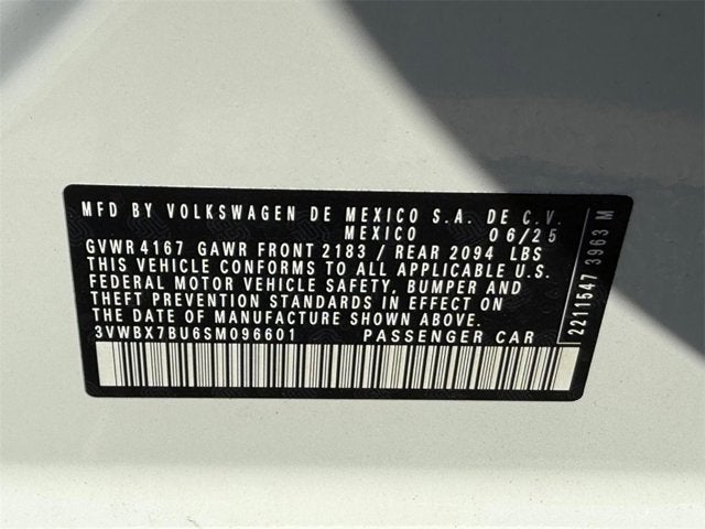 2025 Volkswagen Jetta Sport