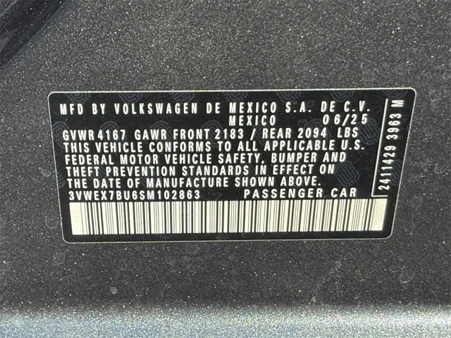 2025 Volkswagen Jetta SE