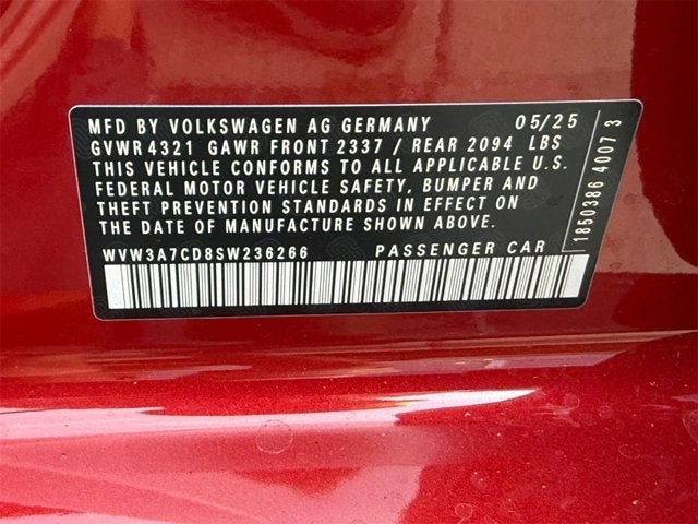 2025 Volkswagen Golf GTI SE