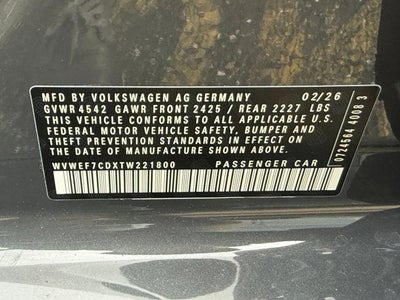 2026 Volkswagen Golf R 2.0T