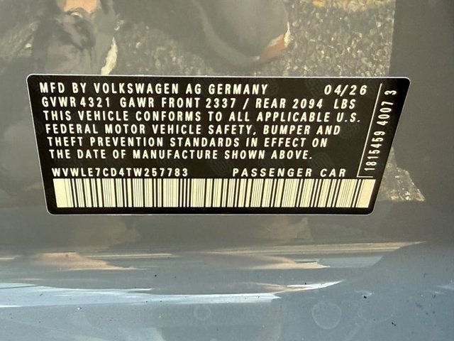 2026 Volkswagen Golf GTI S