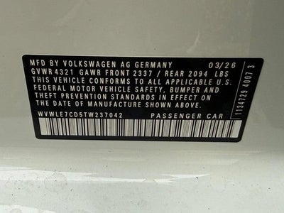 2026 Volkswagen Golf GTI S