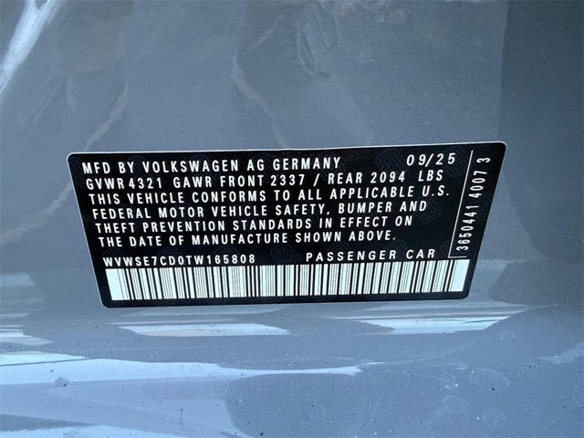 2026 Volkswagen Golf GTI SE