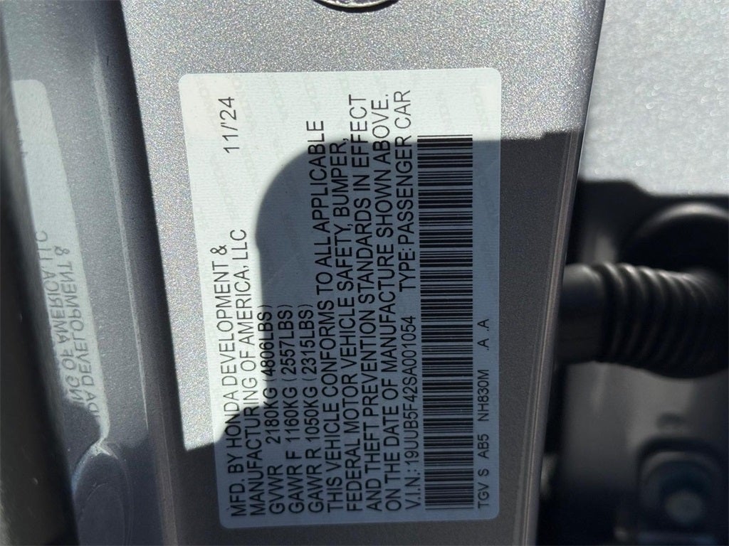 2025 Acura TLX Technology Package