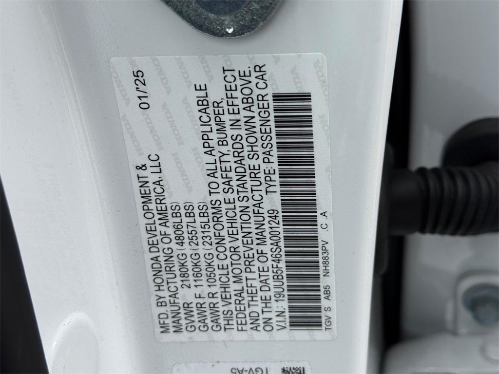 2025 Acura TLX Technology Package