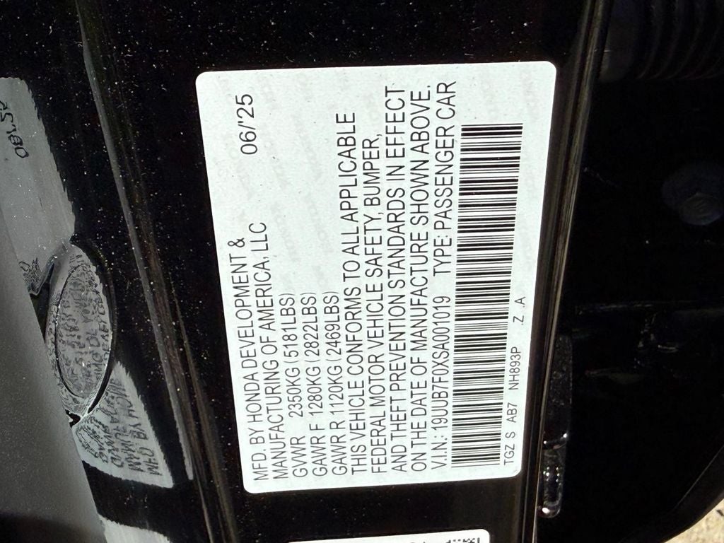 2025 Acura TLX Type S SH-AWD