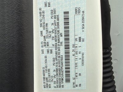 2023 Ford Escape Hybrid Platinum