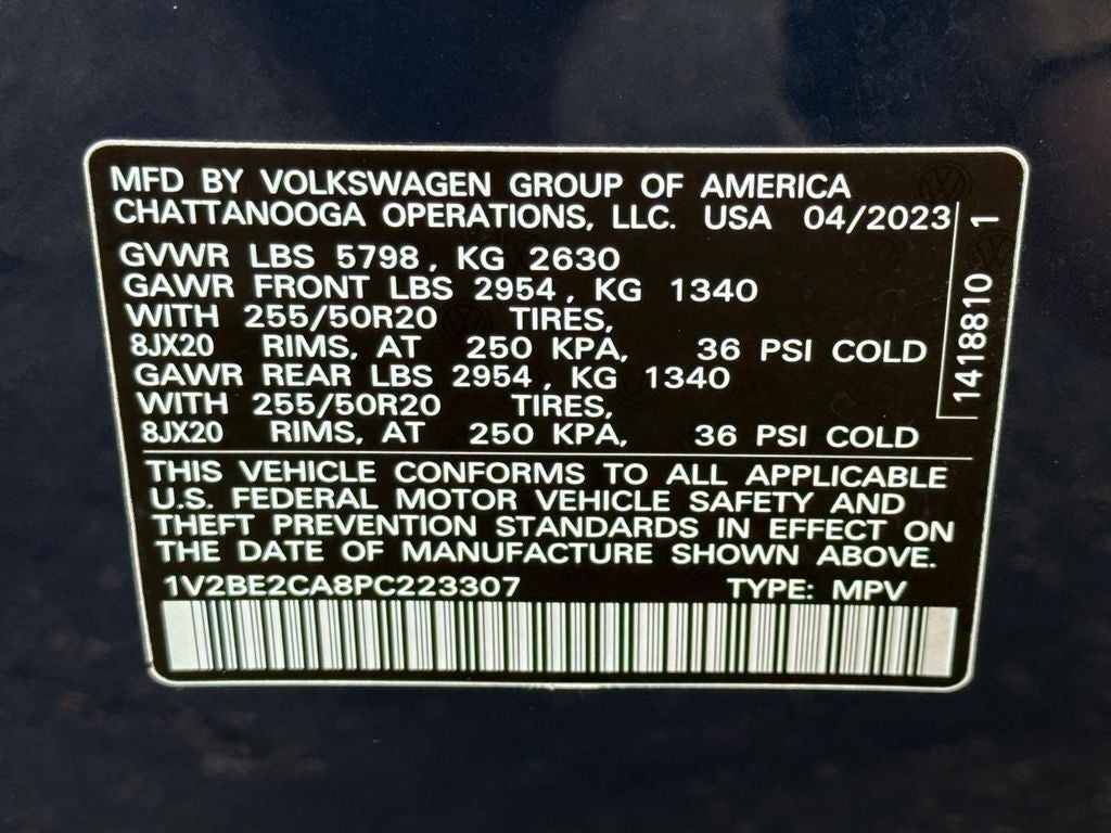 2023 Volkswagen Atlas Cross Sport 3.6L V6 SEL