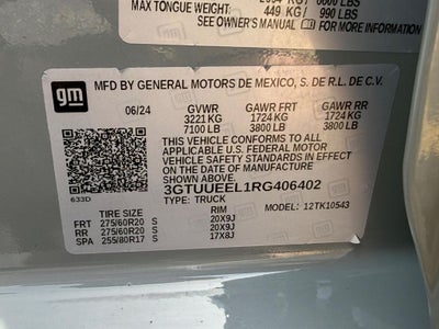 2024 GMC Sierra 1500 AT4