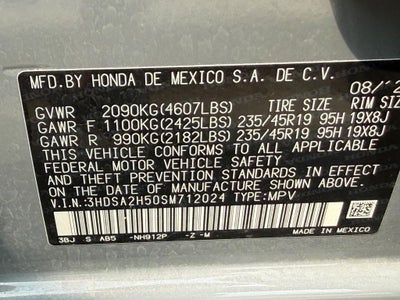 2025 Acura ADX A-Spec Package