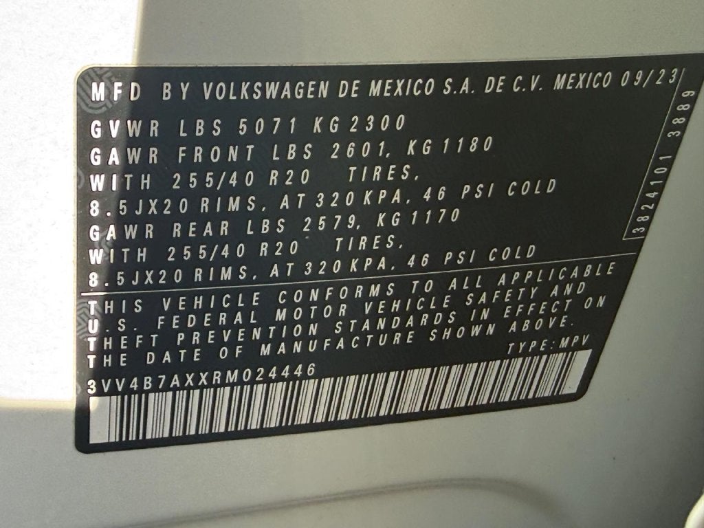 2024 Volkswagen Tiguan 2.0T SEL R-Line