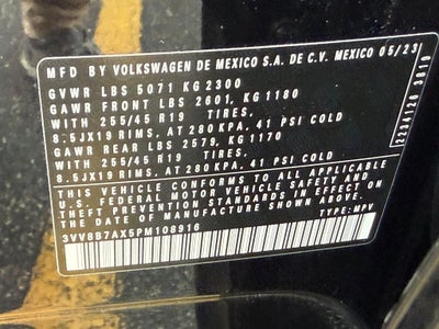 2023 Volkswagen Tiguan 2.0T SE R-Line Black