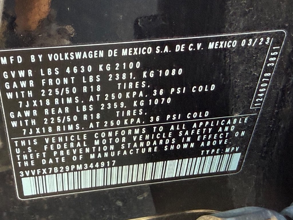 2023 Volkswagen Taos 1.5T S