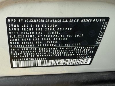 2025 Volkswagen Tiguan 2.0T SE R-Line Black