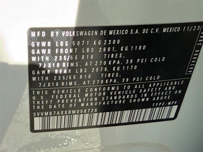 2024 Volkswagen Tiguan 2.0T SE