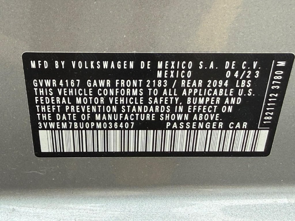 2023 Volkswagen Jetta 1.5T SE