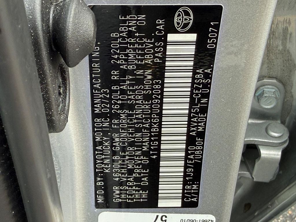 2023 Toyota Camry SE