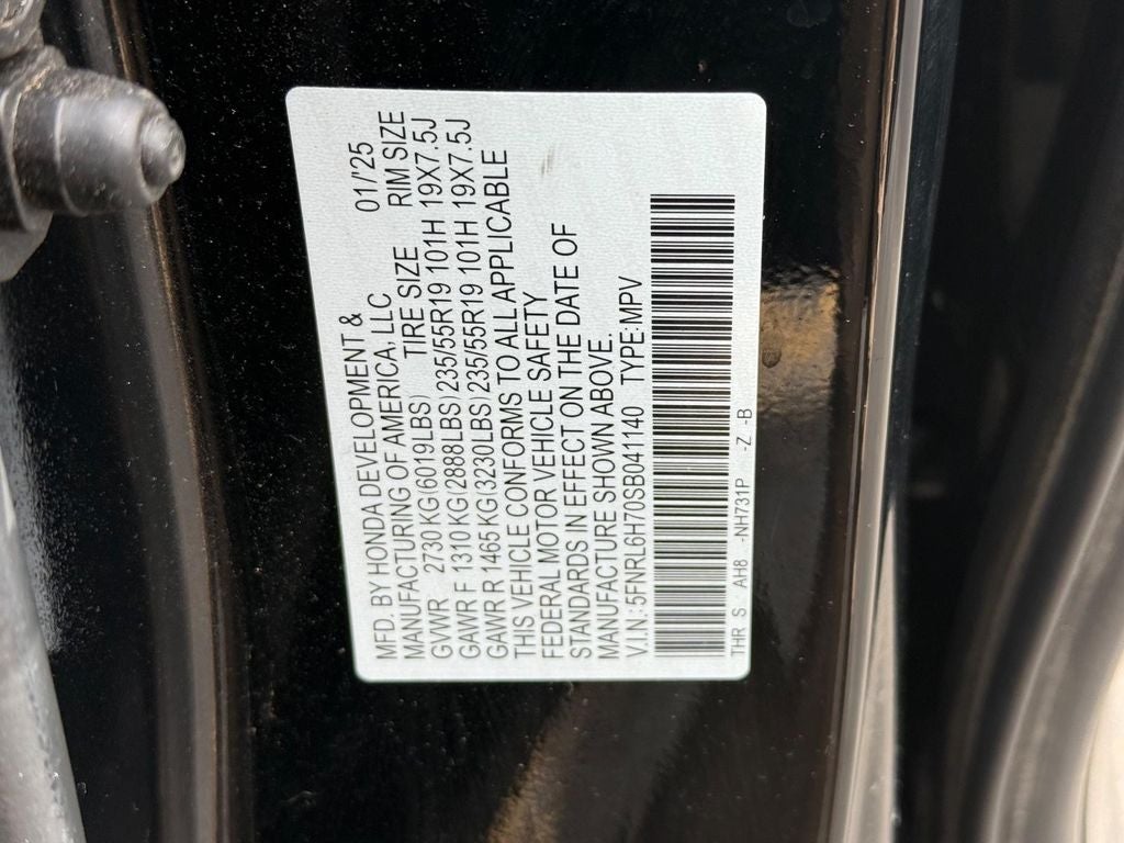 2025 Honda Odyssey Sport-L