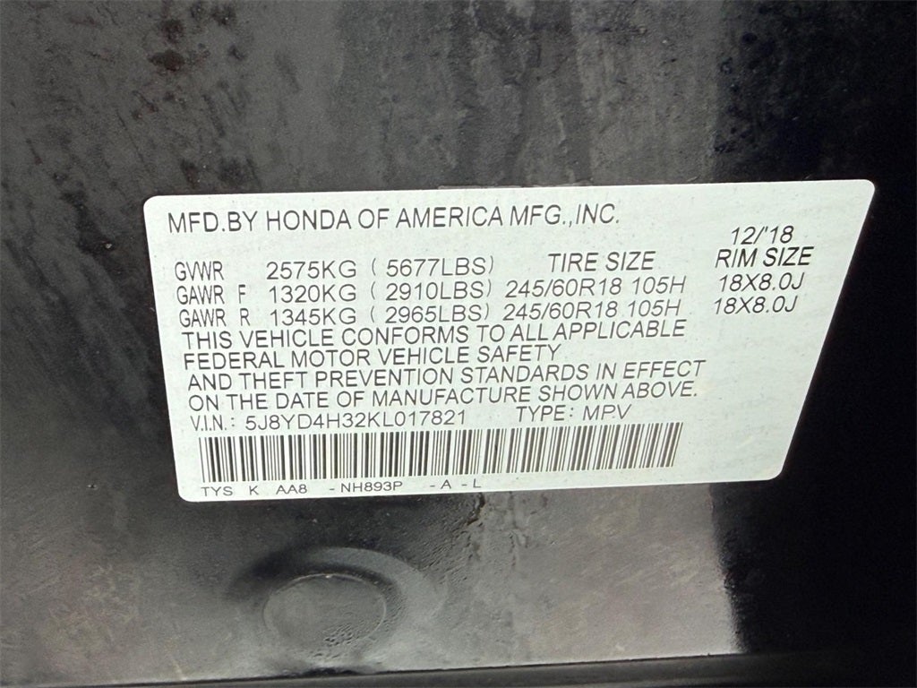 2019 Acura MDX 3.5L SH-AWD