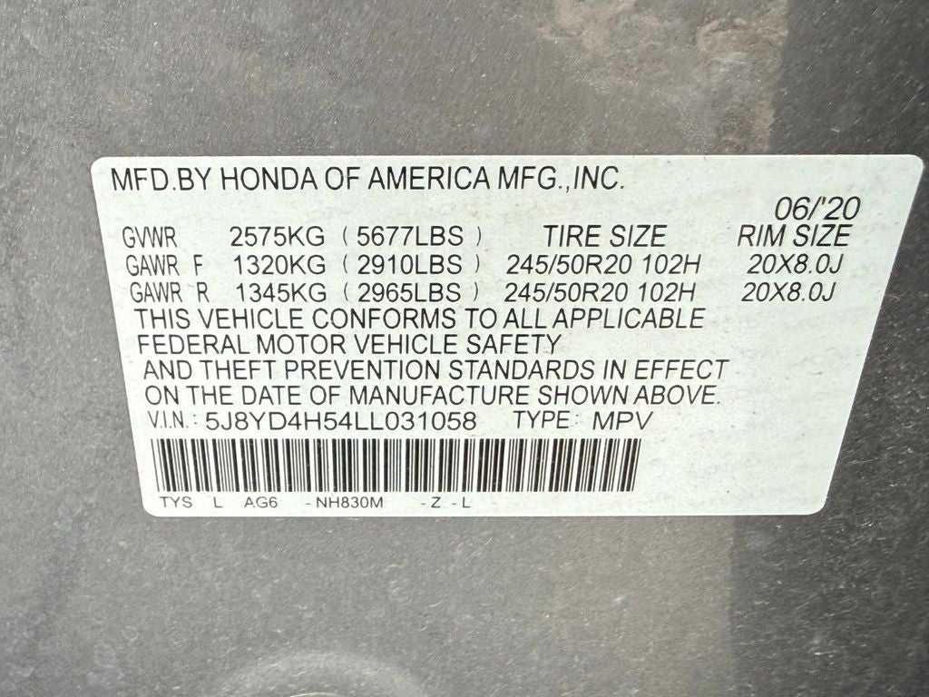 2020 Acura MDX Technology SH-AWD