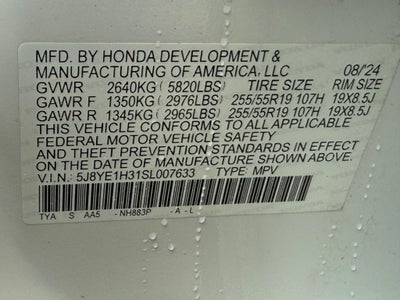 2025 Acura MDX Base SH-AWD