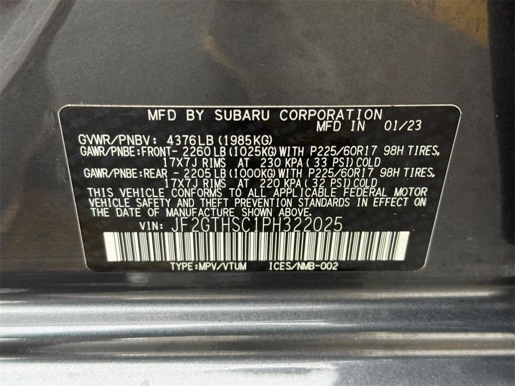 2023 Subaru Crosstrek Sport