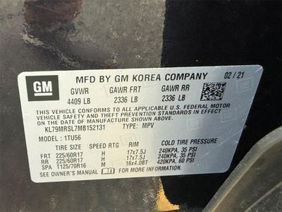 2021 Chevrolet TrailBlazer LT