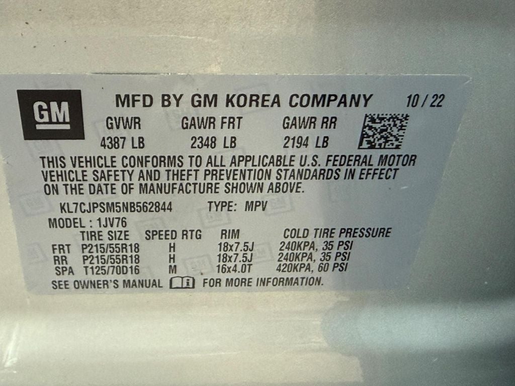 2022 Chevrolet Trax LT