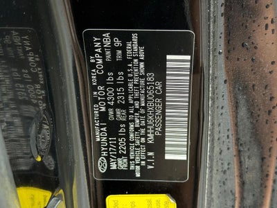 2011 Hyundai Genesis Coupe 3.8 Track