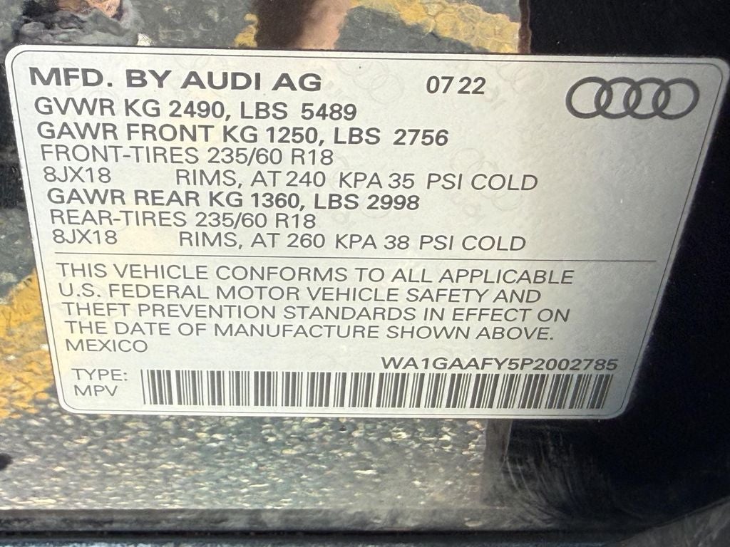 2023 Audi Q5 45 S line Premium quattro