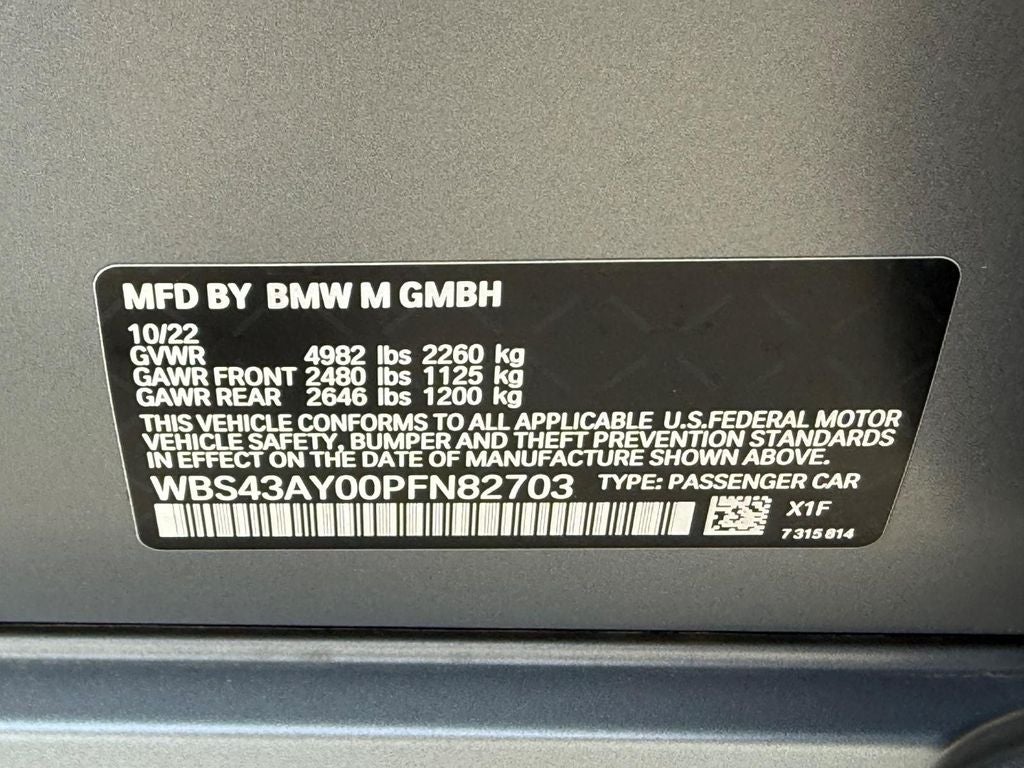 2023 BMW M3 Competition